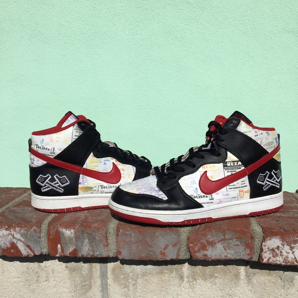 Nike SB dunk hi “lucha libre” *RARE*